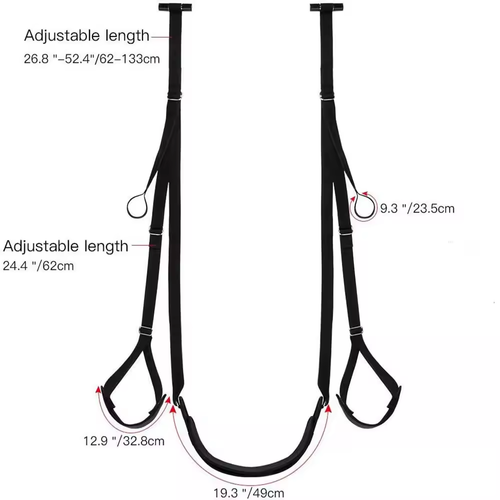 USA Fast Delivery Sex Swing Fun Sex Toys for Couple SM Game Sex Position Aid Upgraded Door Swing with Seat%