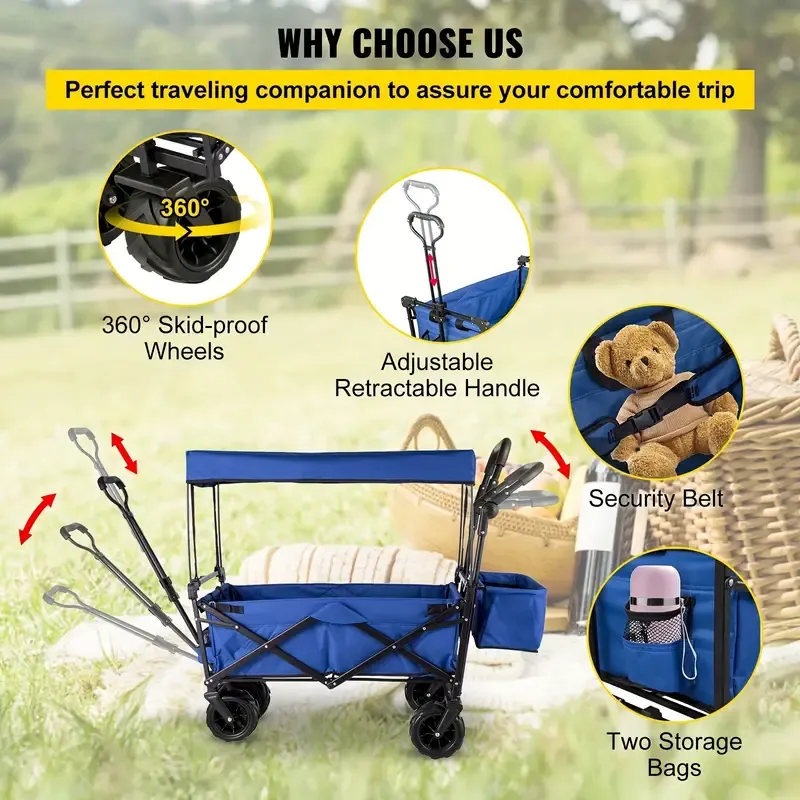 Extra Large Folding Utility Cart