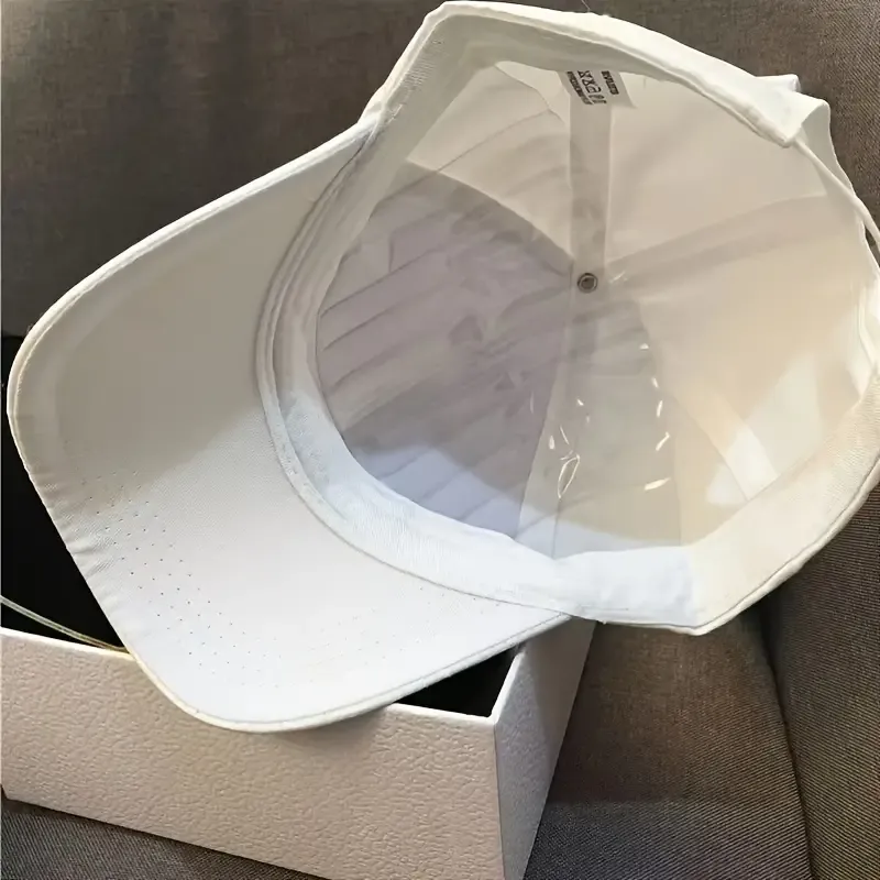 Hat female Korean casual all-match M standard mercerized baseball cap summer sun hat fashion satin cap