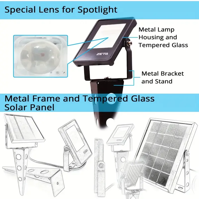 Color Changing Solar Spot Light