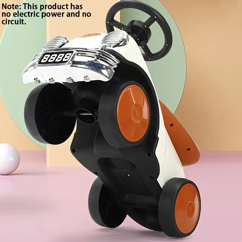 Four-Wheeled Balancing Car Retro Scooter Scooter Without Battery
