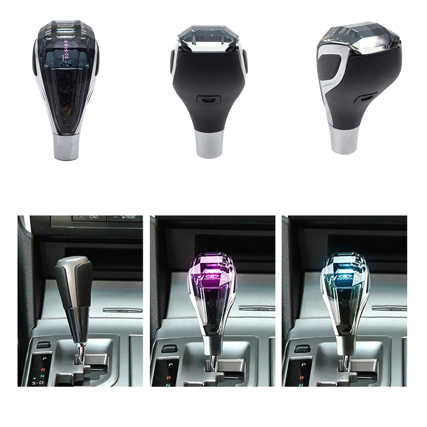 Crystal Gear Shift Knob 5D