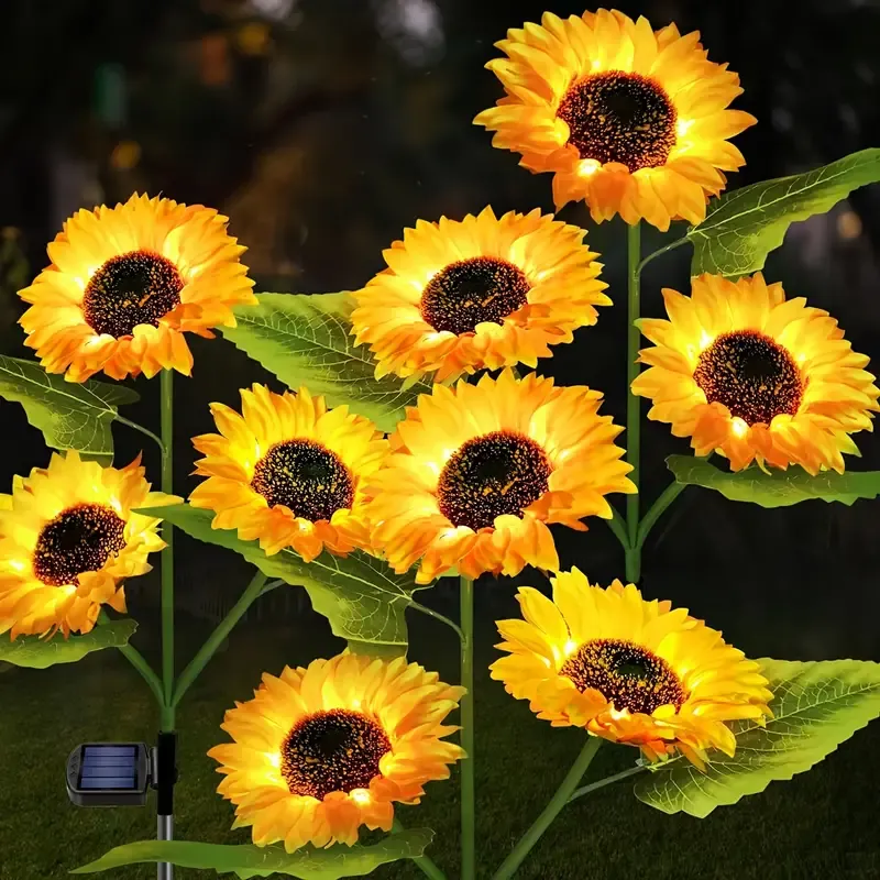 Sunflower Solar Lights