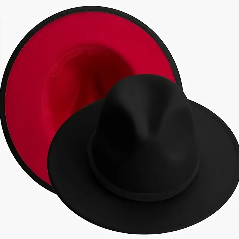 Reversible Woolen Fedora Hat