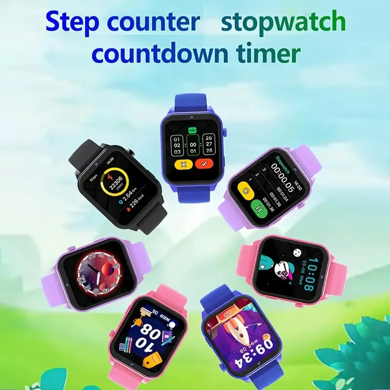 Multi Game Educational Watch, Gaming Smartwatch, High-definition Touchscreen Camera, Music Player, Alarm Clock, Calculator, LED Lighting, Perfect Holiday Gift | Birthday Gift