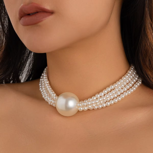 Elegant Fashion Statement Pearl Necklaces