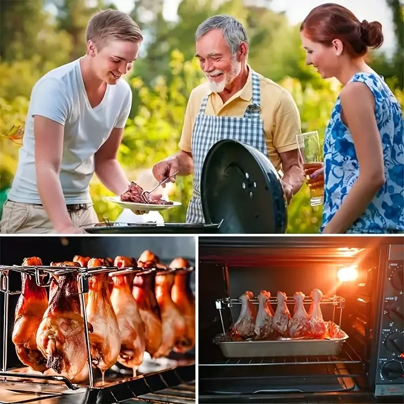 Steel Chicken Leg Wing Rack