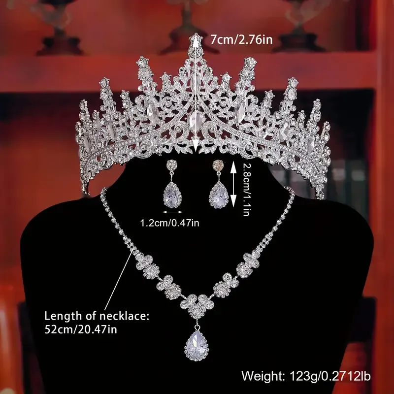 Elegant Rhinestone Crown