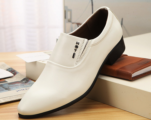 Men's breathable pointed toe business formal shoes