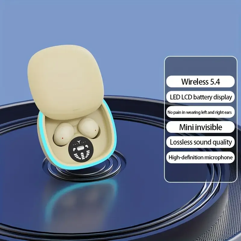 Ultra-Compact Wireless Earbuds with Long Battery Life, High-Fidelity Sound, Perfect for Outdoor Activities, Ideal Gift for Men, Women, and Students, Perfect for Christmas or Halloween