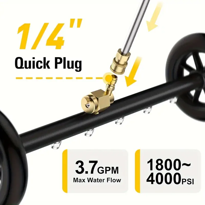 7-nozzle high-pressure surface cleaner