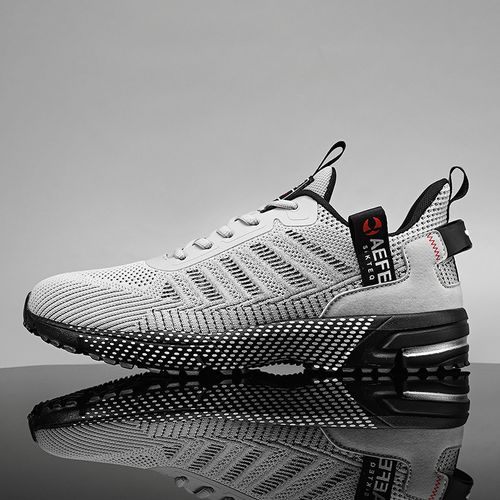 CLOHOO Men's Trendy Knitted Breathable Lightweight Comfy Sneakers