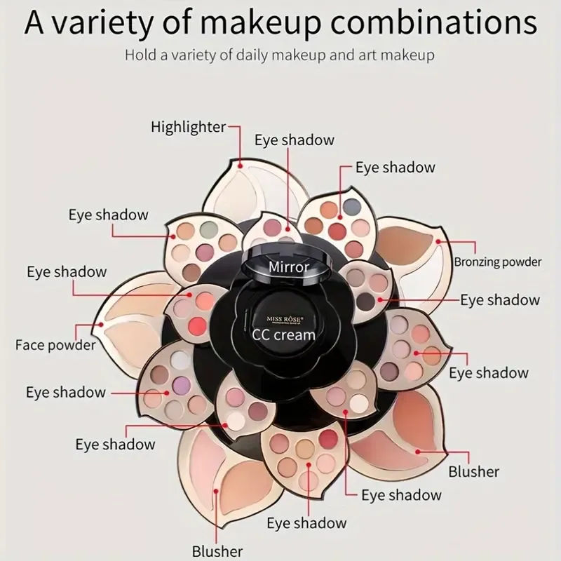 56 colors multifunctional makeup gift set