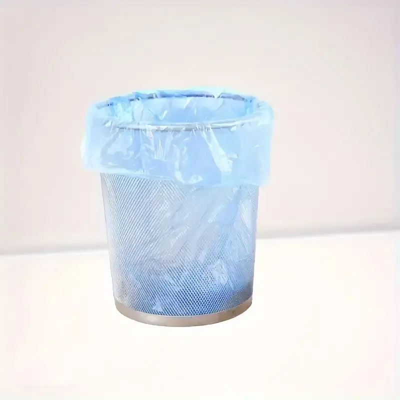 10 Packs of Home-Use Flat-Top Garbage Bags with Pointed Bottoms - New Material, Breakable at the Point, Suitable for Kitchen, Bathroom, and Living Room