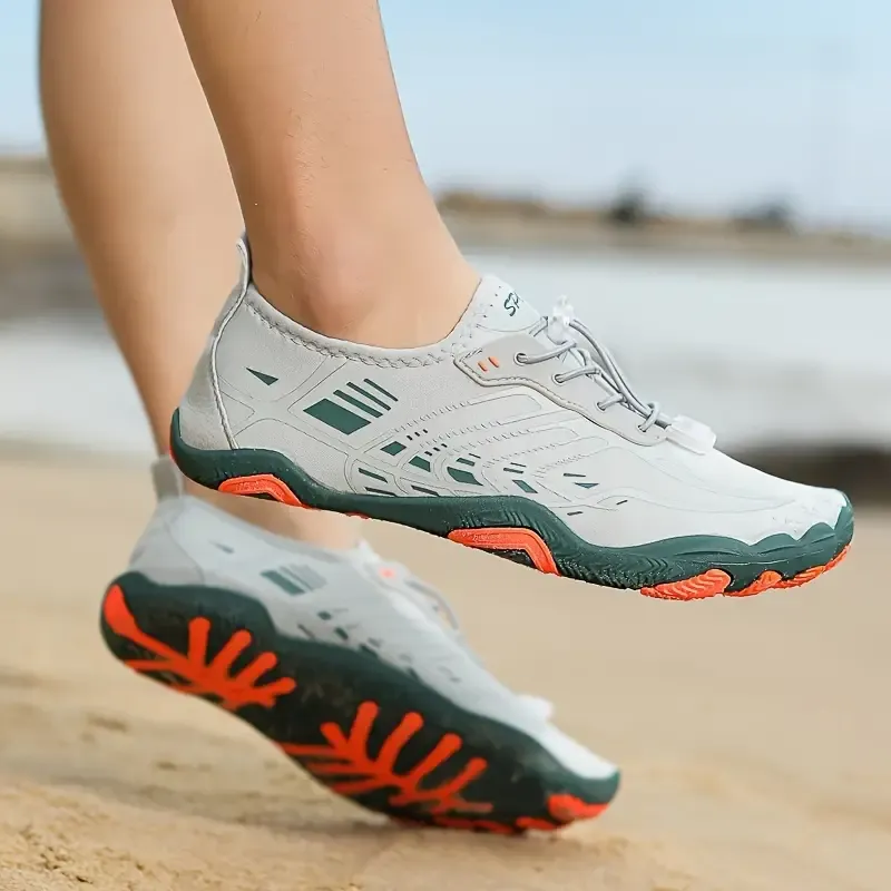 Men's & Women's Quick-Dry Amphibious Shoes, Breathable Mesh Beach Hiking Water Sneakers, Anti-Slip Fishing Outdoor Sports Footwear, Cut-Resistant Wear-Proof Swimming Shoes for Water Parks