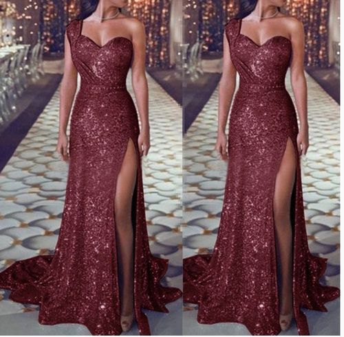 Sequined Backless Cami Dress