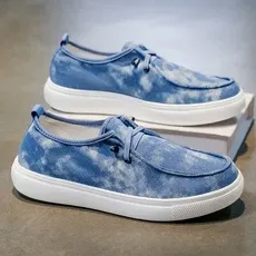 toe graffiti canvas breathable sneakers