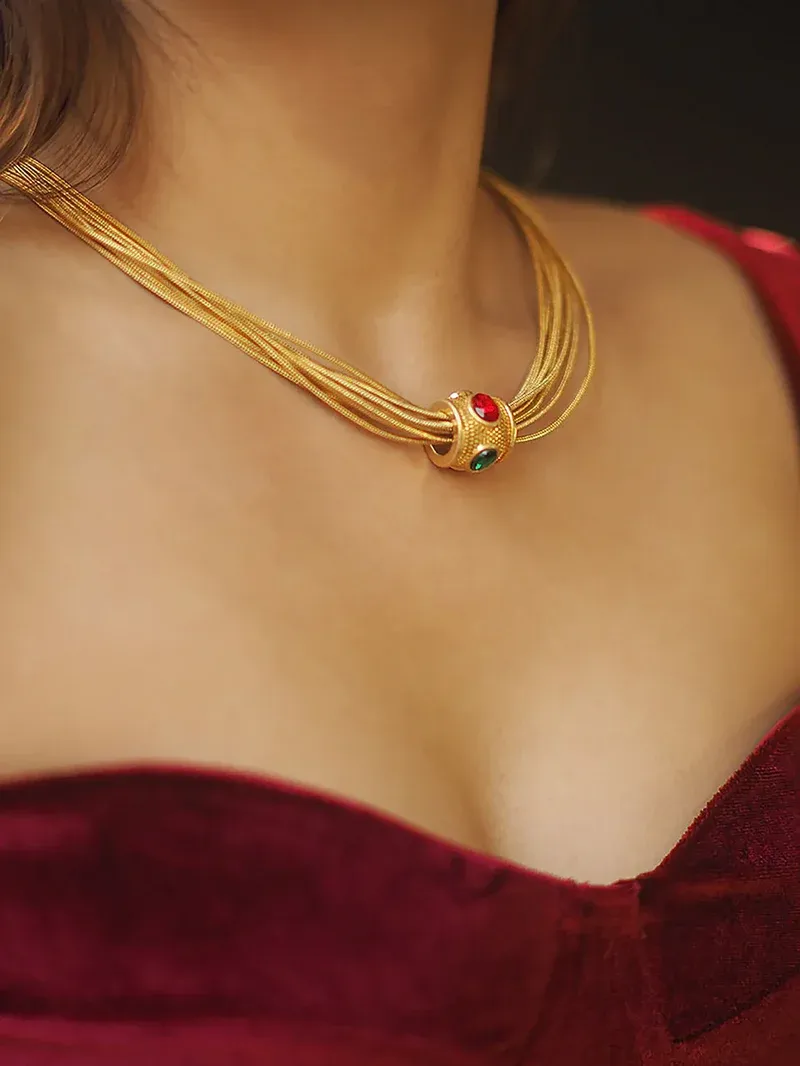 Retro Boho Eloise Necklace＋Bracelet