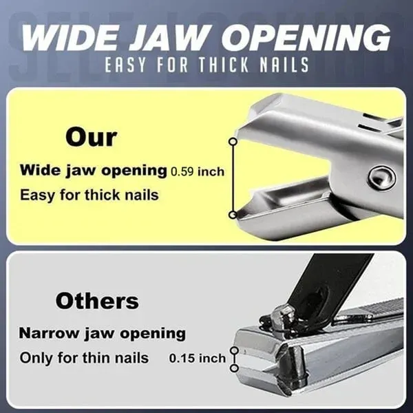 🔥 Ultra Sharp Stainless Steel Nail Clippers🔥