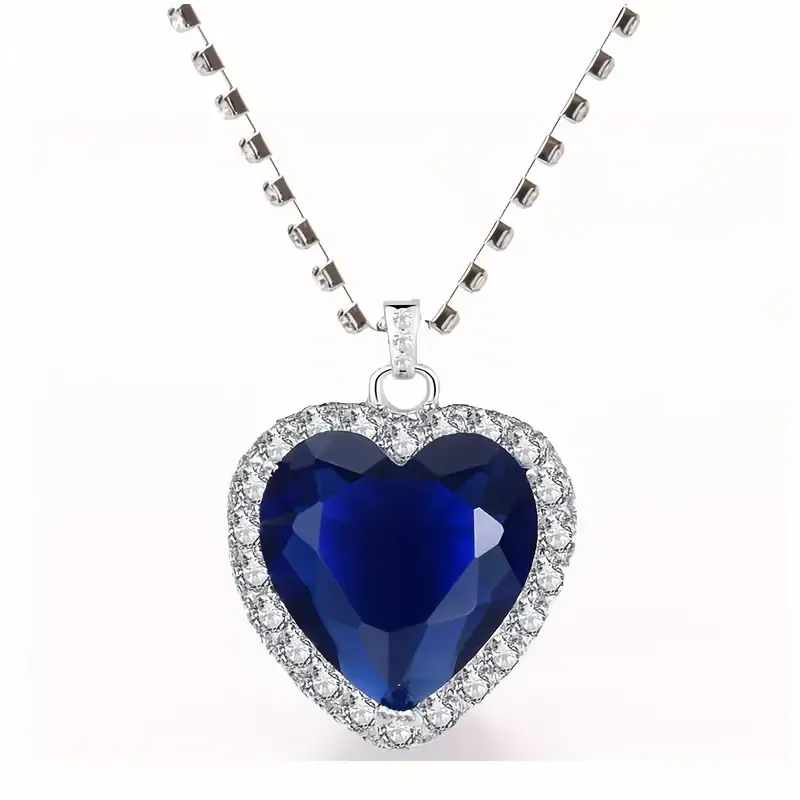 Elegant Ocean Heart Jewelry