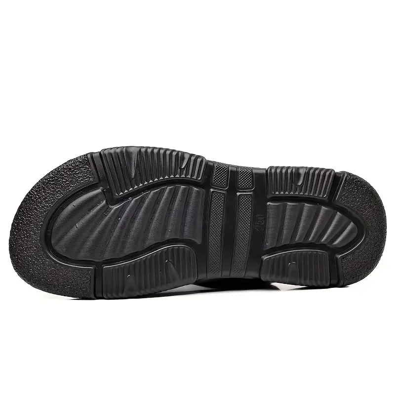 Men's Vintage Open Toe Breathable Sandals, Comfy Non Slip Durable Casual Beach Water Shoes For Men's Outdoor Activities