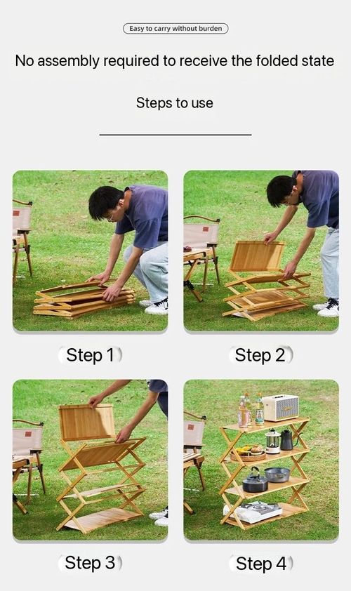 Outdoor items Camping shelving Retractable portable multi-function picnic folding multi-layer suspension  Hang the storage rack