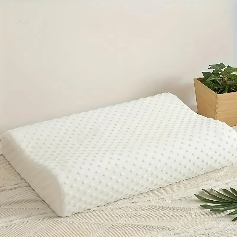Orthopedic Memory Foam Pillow - Slow Rebound, Neck Support for Comfortable Sleep, Machine Washable