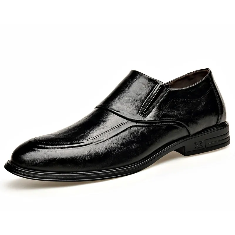 High-end embossed business formal casual shoes