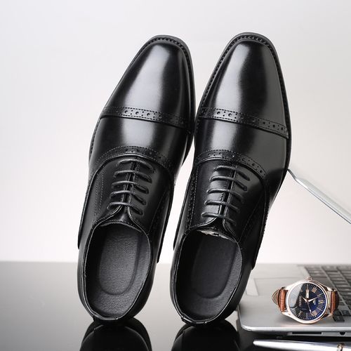 Layer Cowhide Oxford Shoes