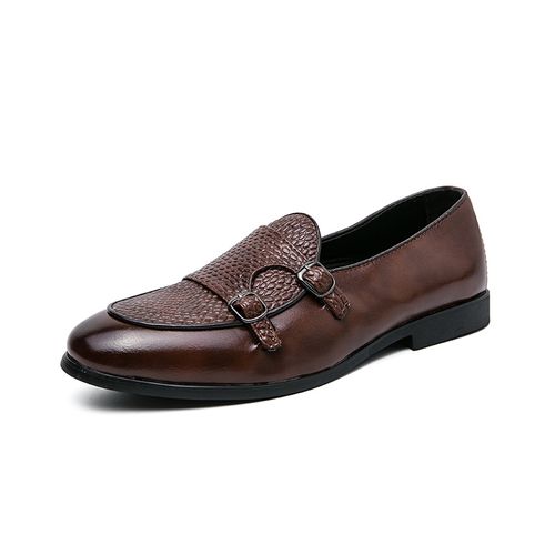 Large-sized 2025 summer new double-stitched buckle loafers