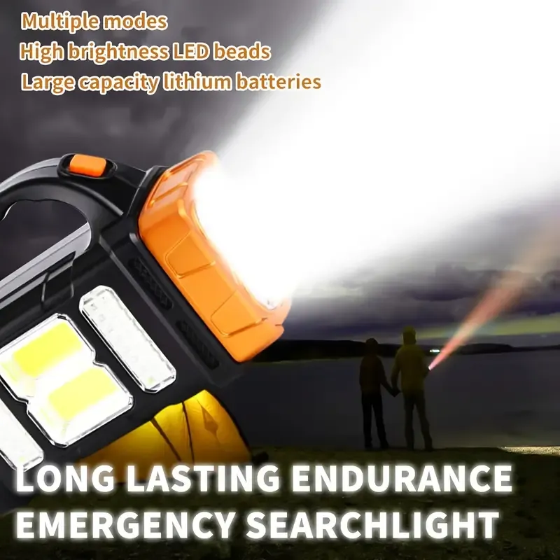 Solar Powered LED Flashlight
