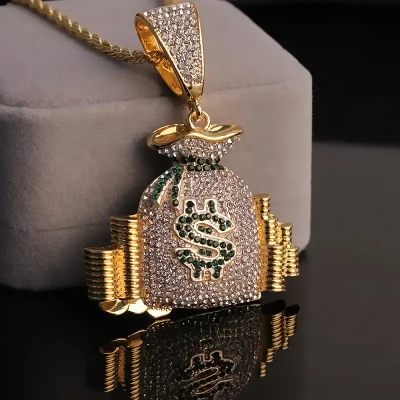 Exquisite Rhinestone Money Bag