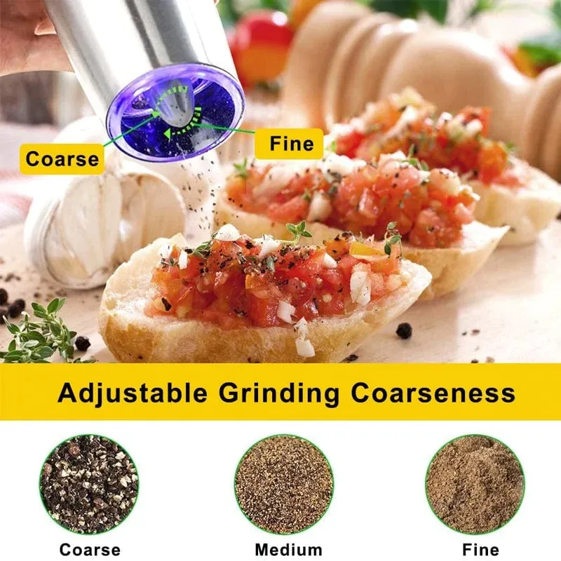 🔥Automatic Electric Gravity Induction Salt & Pepper Grinder
