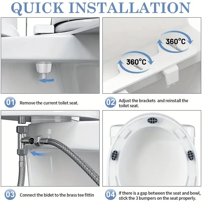 Three-function Smart Toilet Seat