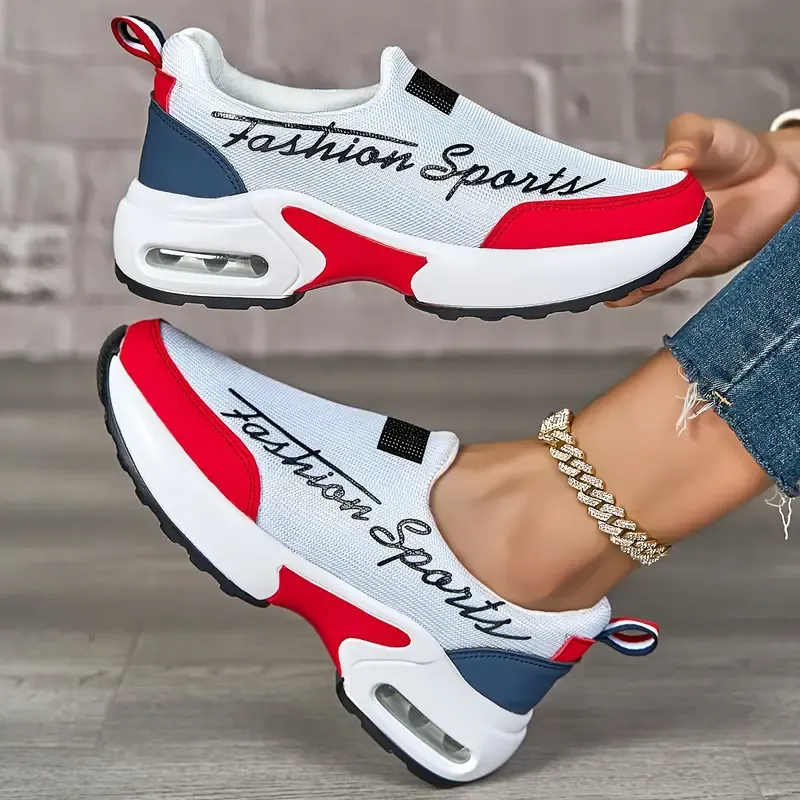 🔥🔥Hot Sale Promotion -Women's Breathable Mesh Sneakers, Casual Slip On Outdoor Shoes, Comfortable Low Top Sport Shoes