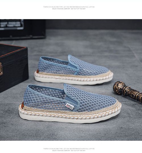 New one-legged men's mesh breathable casual fisherman's shoes