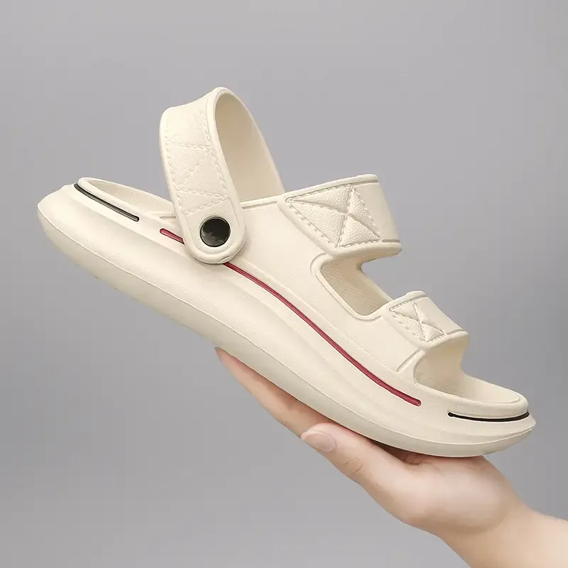 Men's Trendy Solid Color Open Toe Breathable Sandals