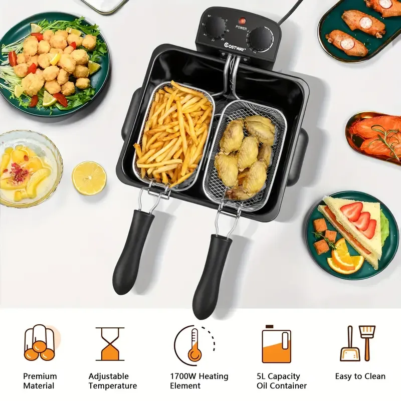 Extra-Large Electric Deep Fryer