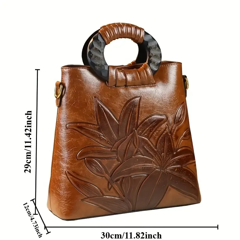 Chic Vintage-Inspired Floral Faux