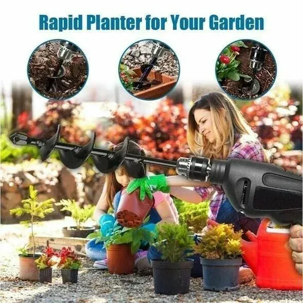🎁Big Christmas Sale🎁Easy Gardening Auger Spiral Drill Bit-This only contains a drill bit！！！