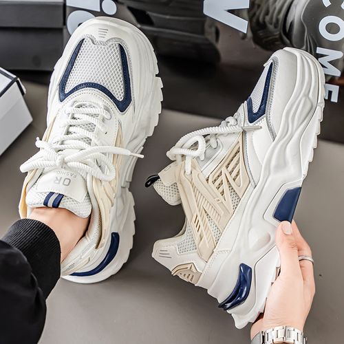 Mesh breathable height-increasing shoes for teenagers