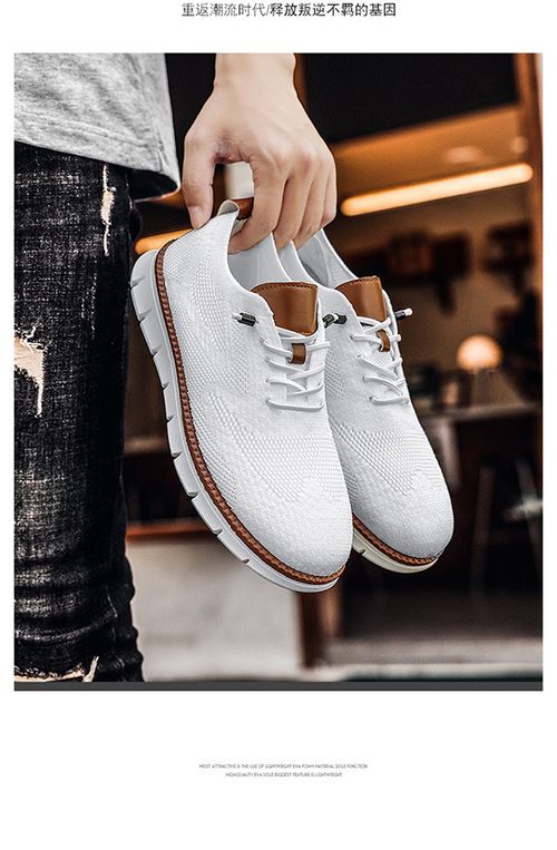Lightweight Lace-up Breathable Woven Mesh Casual Men's Shoes Loafers