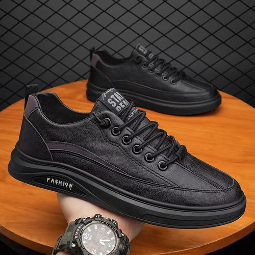 men's non slip leather shoes