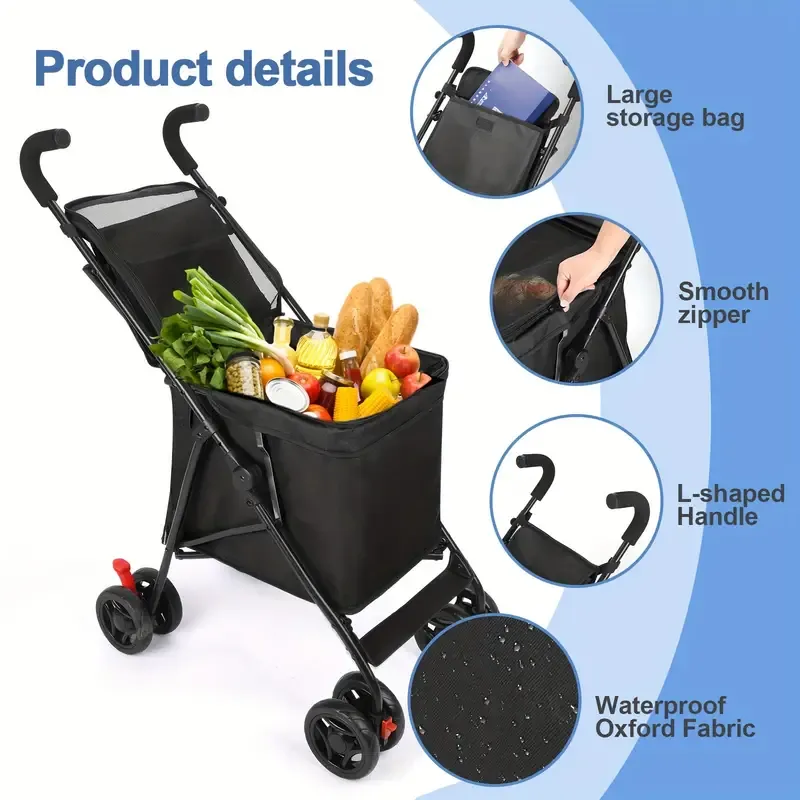 Patented Folding Shopping Cart