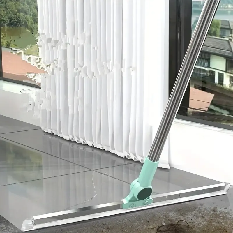 Versatile Floor Scraper Broom Set - Ideal For Kitchen, Bathroom, Tile & Glass Cleaning - Essential Home Cleaning Supplies