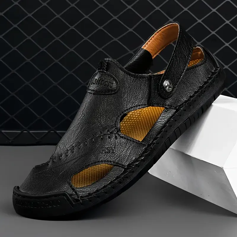 Plus Size Mens Comfortable Close Toe Sandals