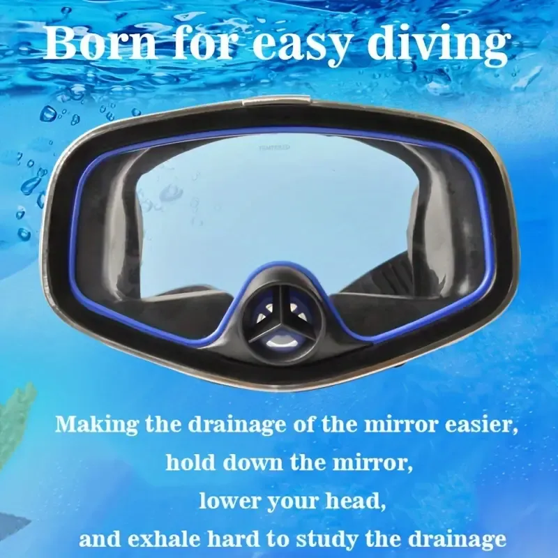 Adult Professional Diving Mask Swimming Goggles, Anti-fog Diving Goggles, Snorkeling Goggles Equipment