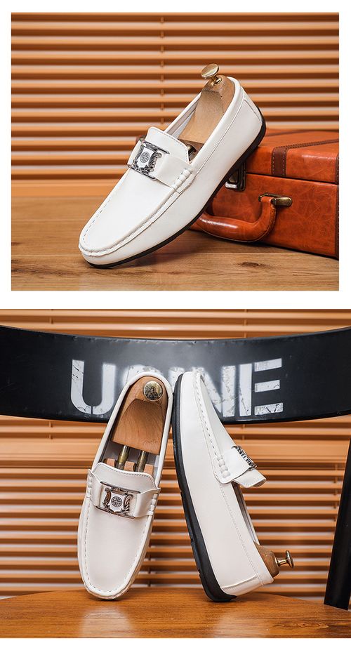 summer new all-match white men's casual shoes