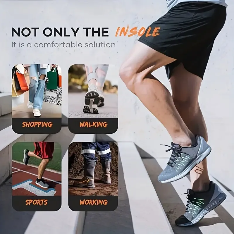 Premium Lantar Fasciitis Relief Insoles