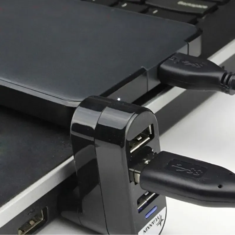 USB Rotate Splitter Mini Adapter